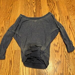 Off the shoulder open back long sleeve!